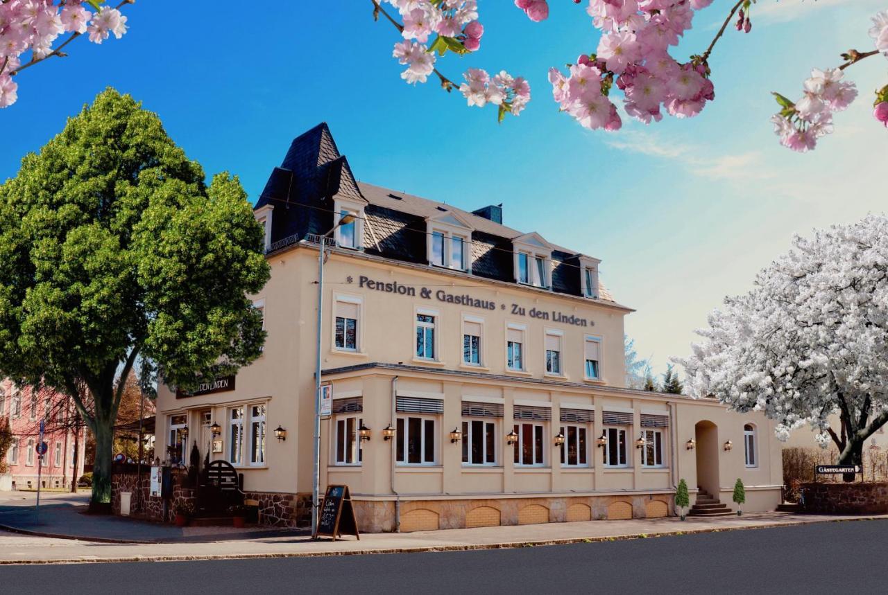 Zu Den Linden - Radebeul Pension Mit Restaurant エクステリア 写真